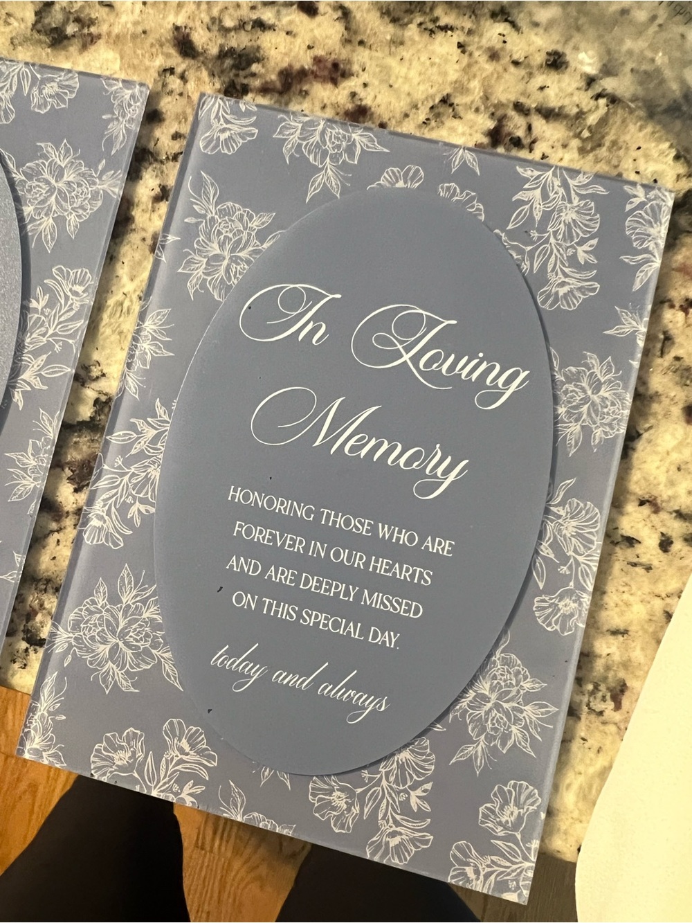 Wedding Display Table Signs - Picture 3 of 4